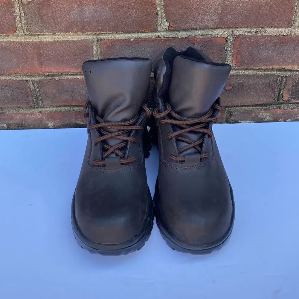 Worx by Red Wing Brown Steel Toe Boots Size 9 NEW